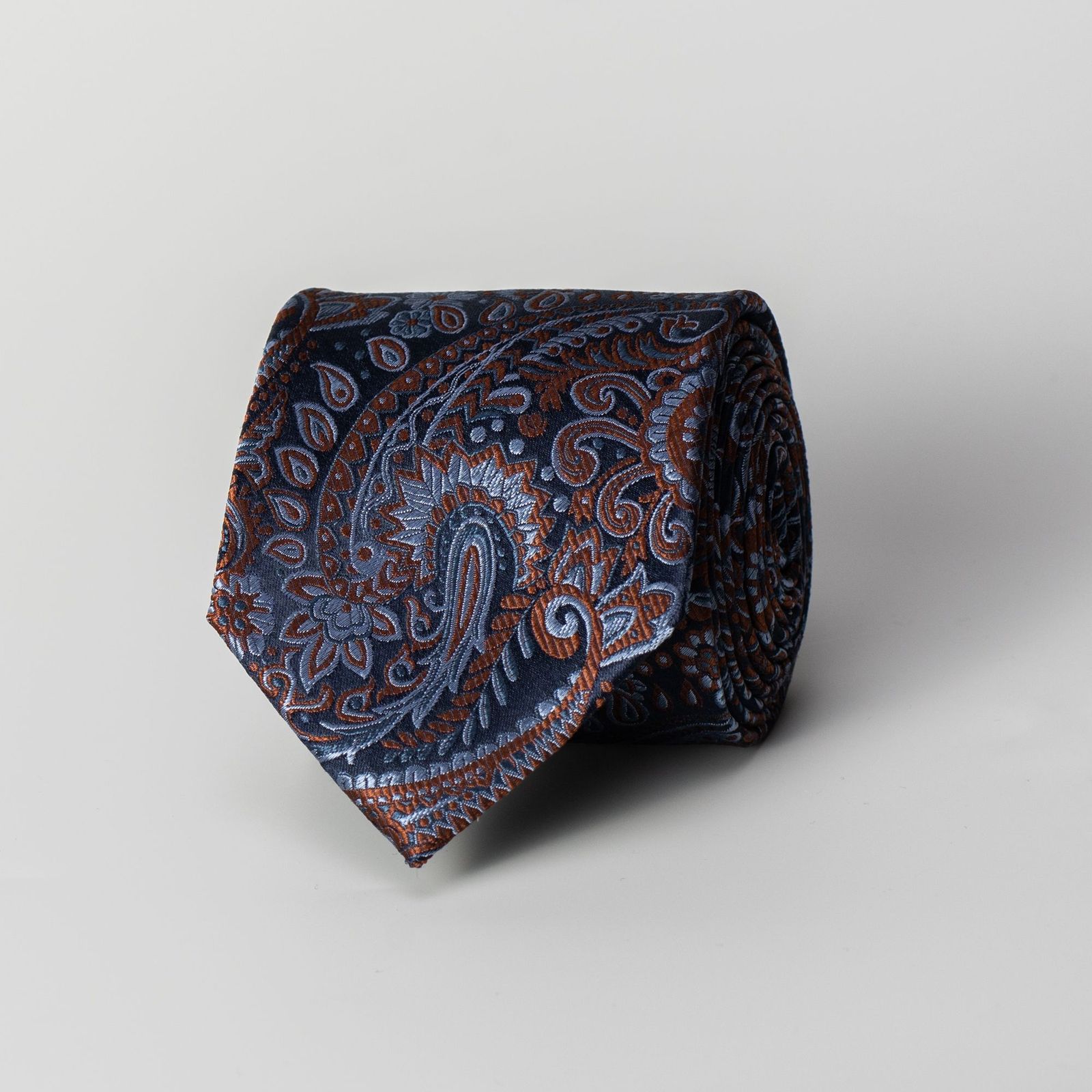 MasGemelos - Boutons De Manchette élastiques En Soie - Boules Bleu Marine, Blanc, Rouge - Style Passementerie, Pour Chemise à Poignets Français