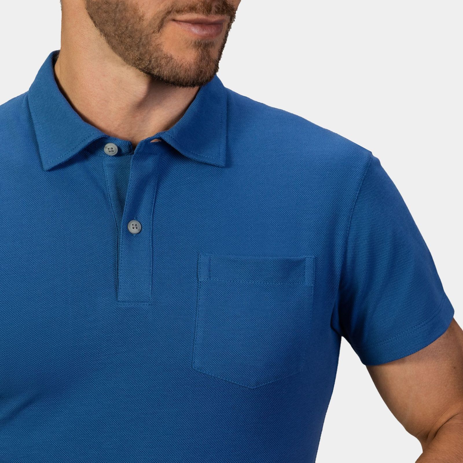 Blue polo shirt | Tailor Store®