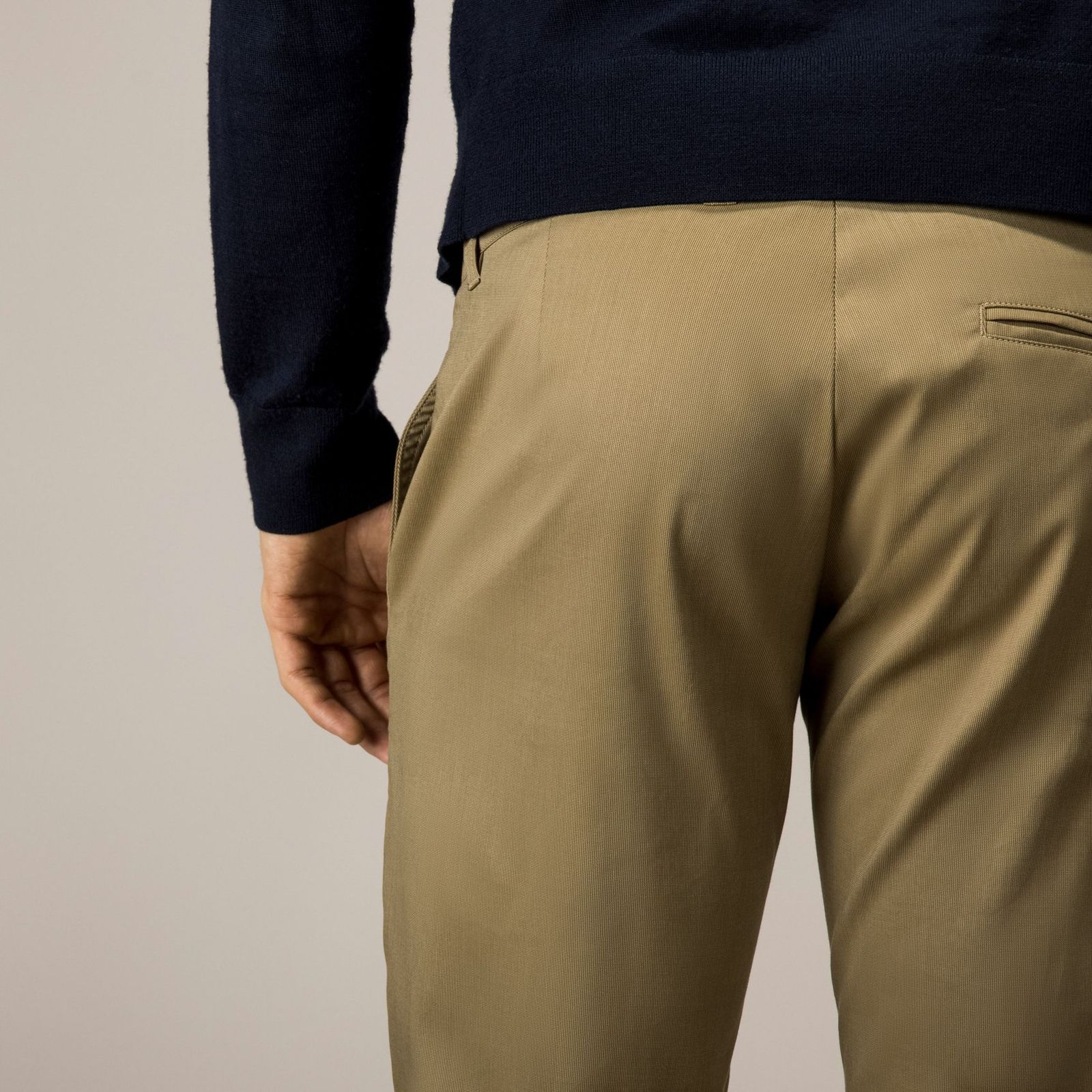 Dark khaki stretch shorts Tailor Store®