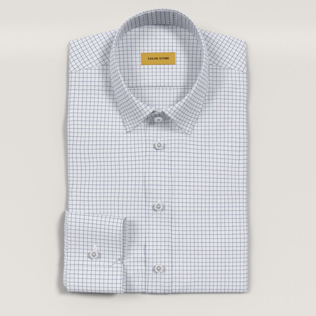 Chemise business à carreaux moderne