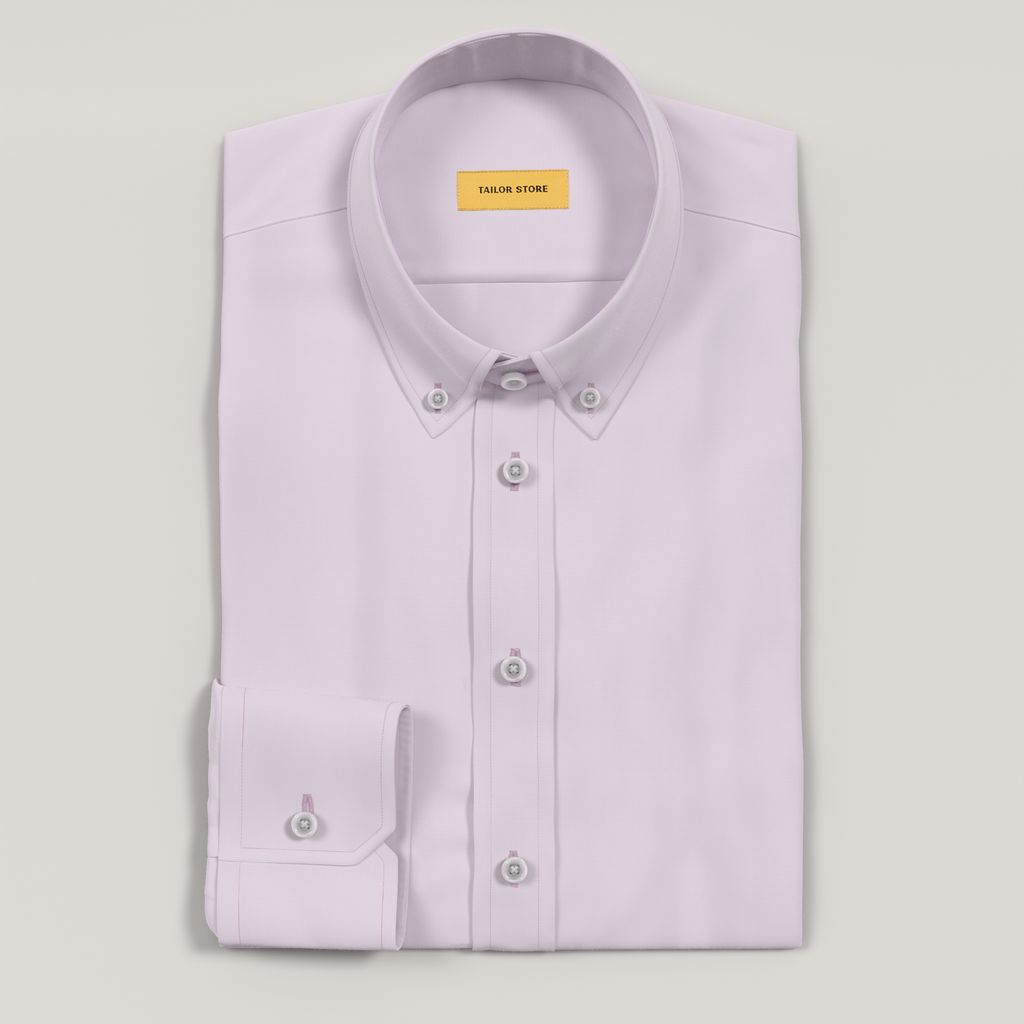 Chemise oxford rose facile à repasser