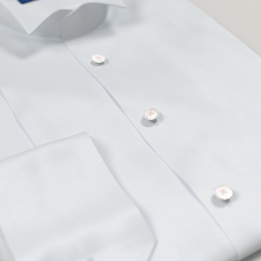 Classic formal white dress shirt