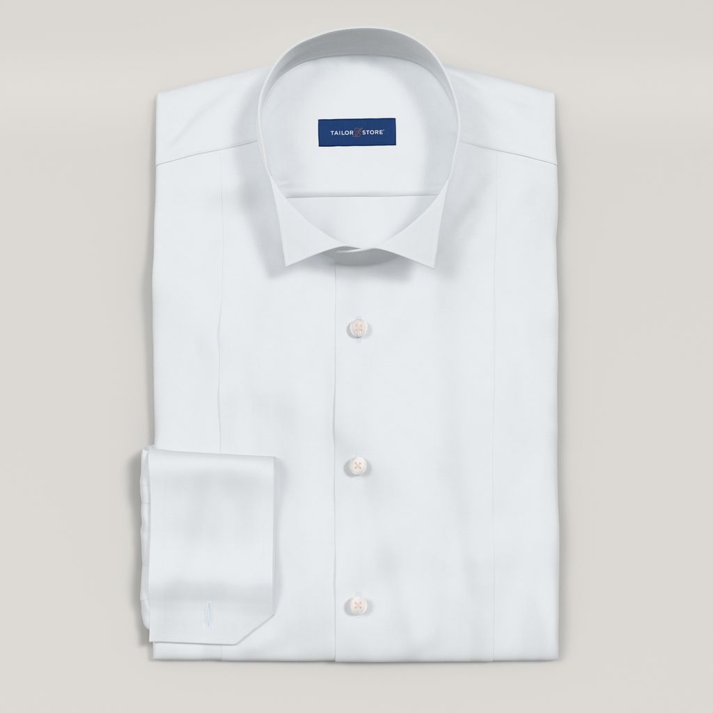 Classic formal white dress shirt