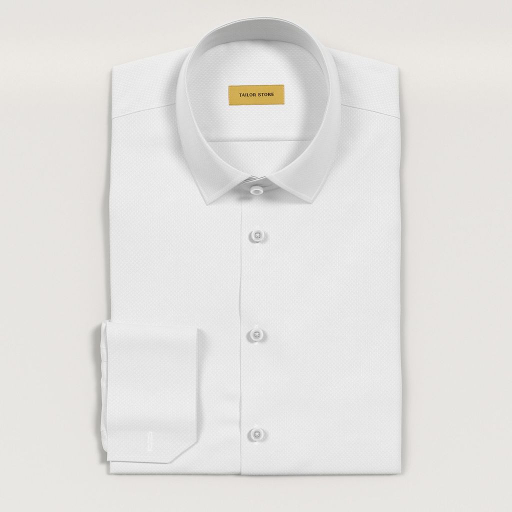 Luxuriöses weißes Business-Hemd