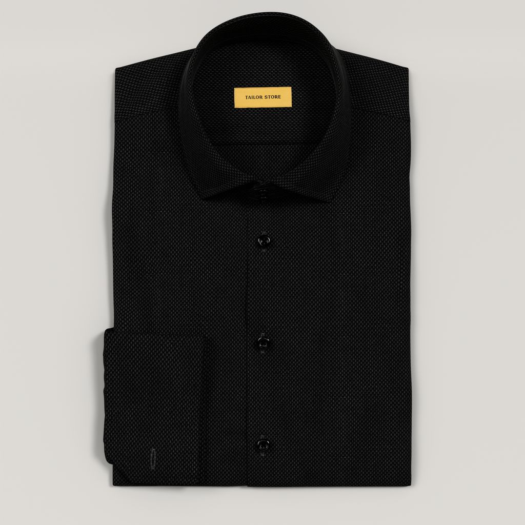 Sort og luksuriøs business-skjorte