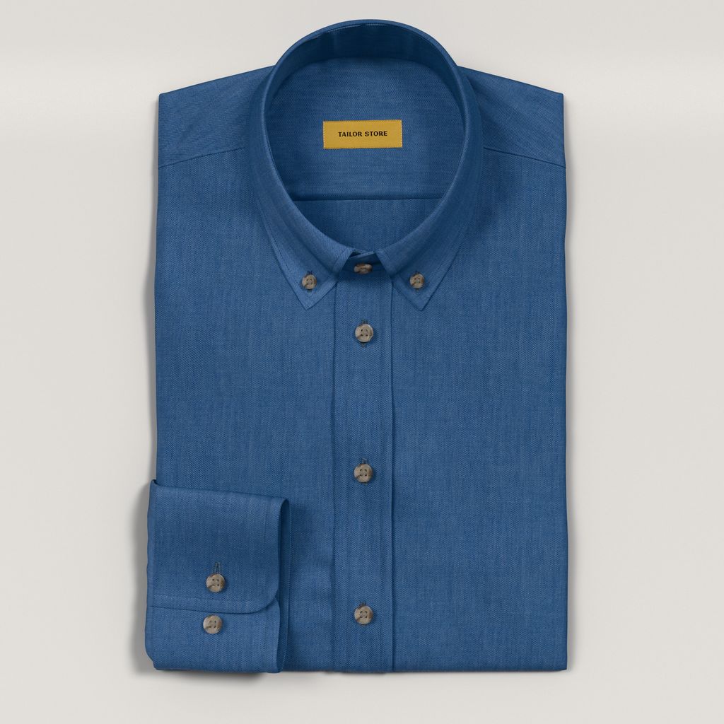 Denim blue dress shirt