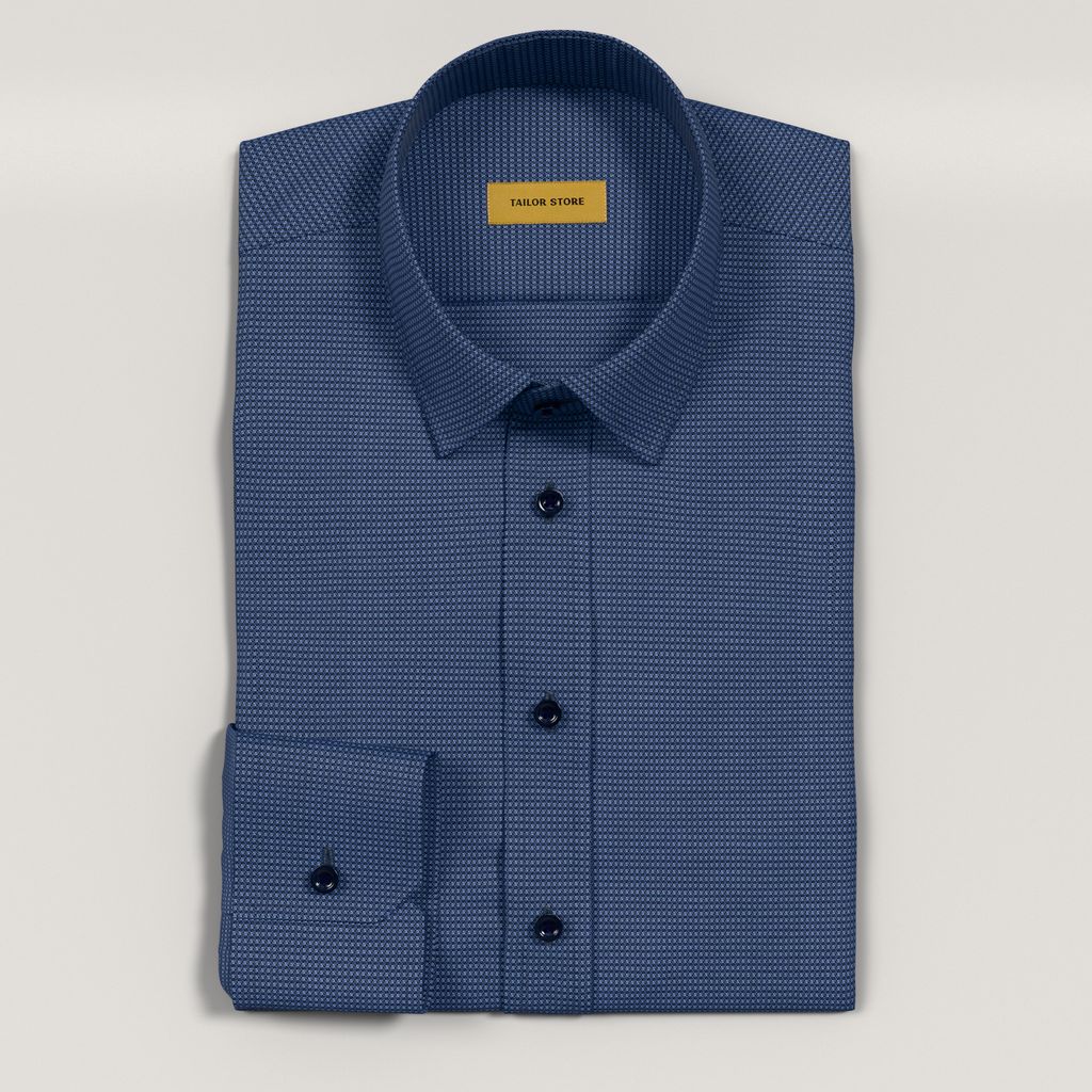 Chemise business en bleu foncé