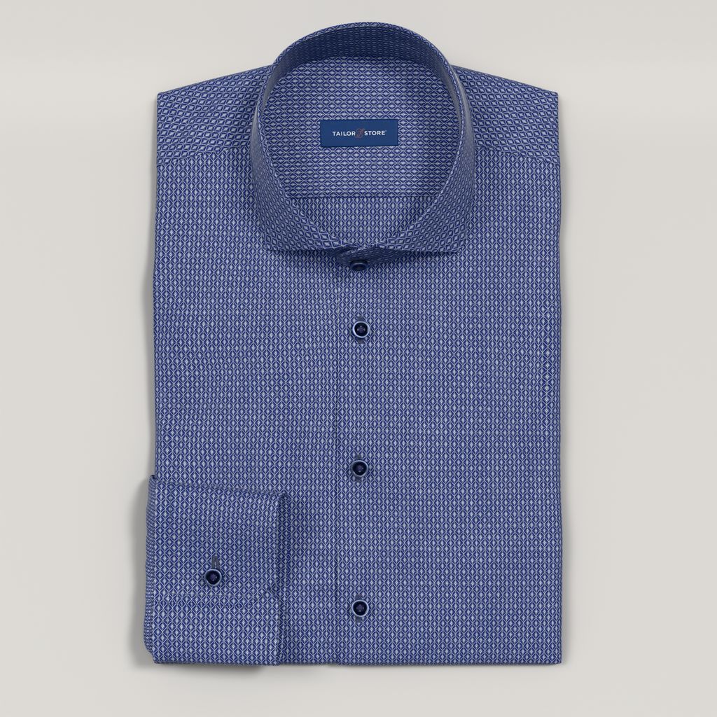 Dark blue business luxury shirt