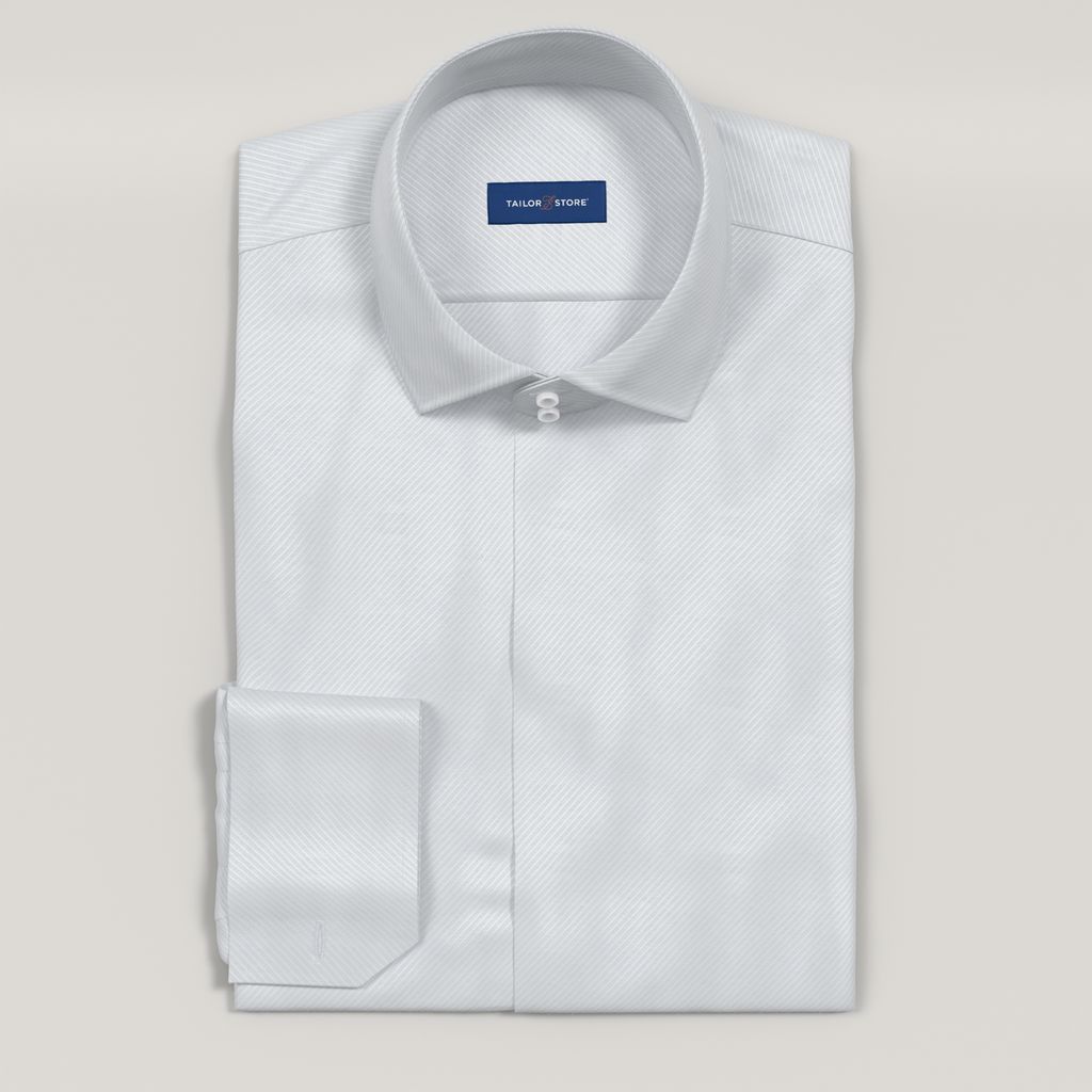 White twill shirt