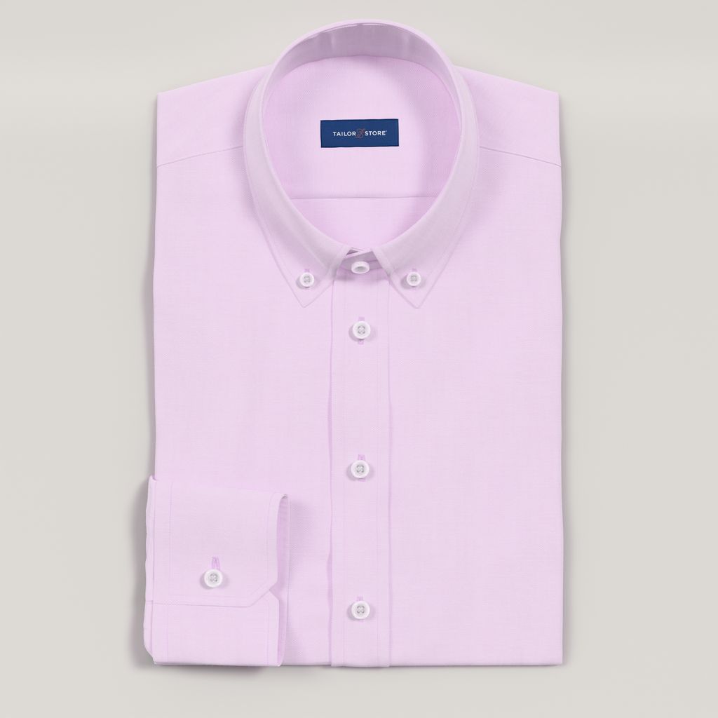 Pink business casual shirt