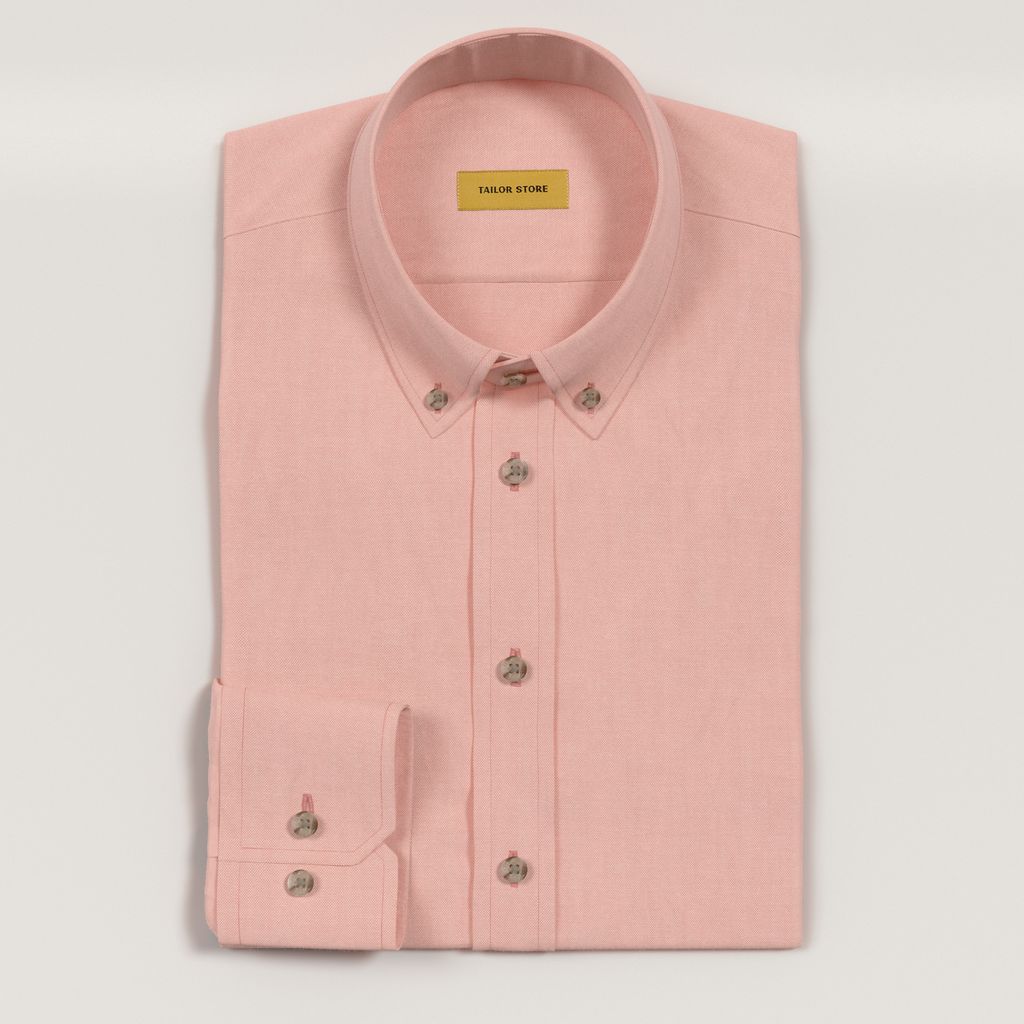 Orange business casual shirt