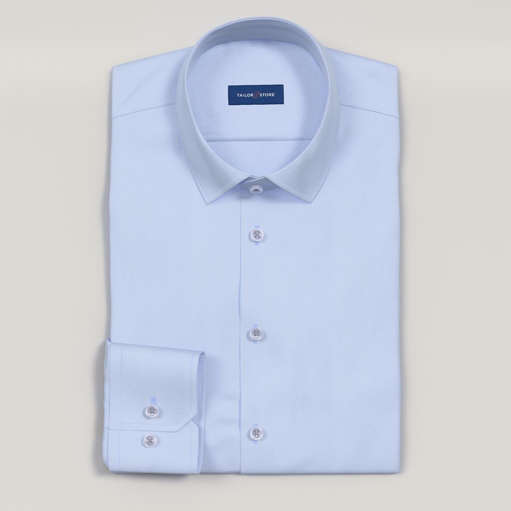 Chemise business bleu clair stretch