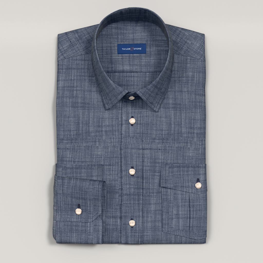 Casual denim look-a-like in navy