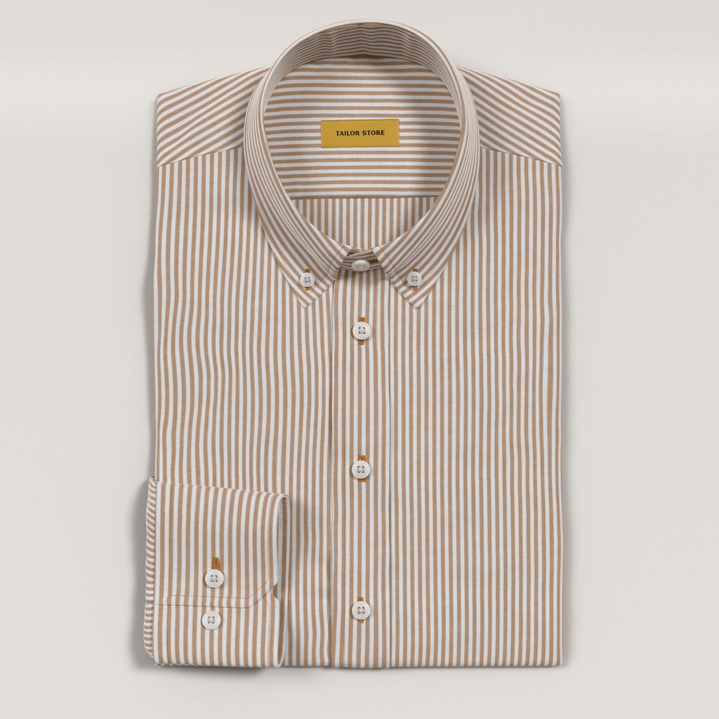 Brunstribet oxfordshirt