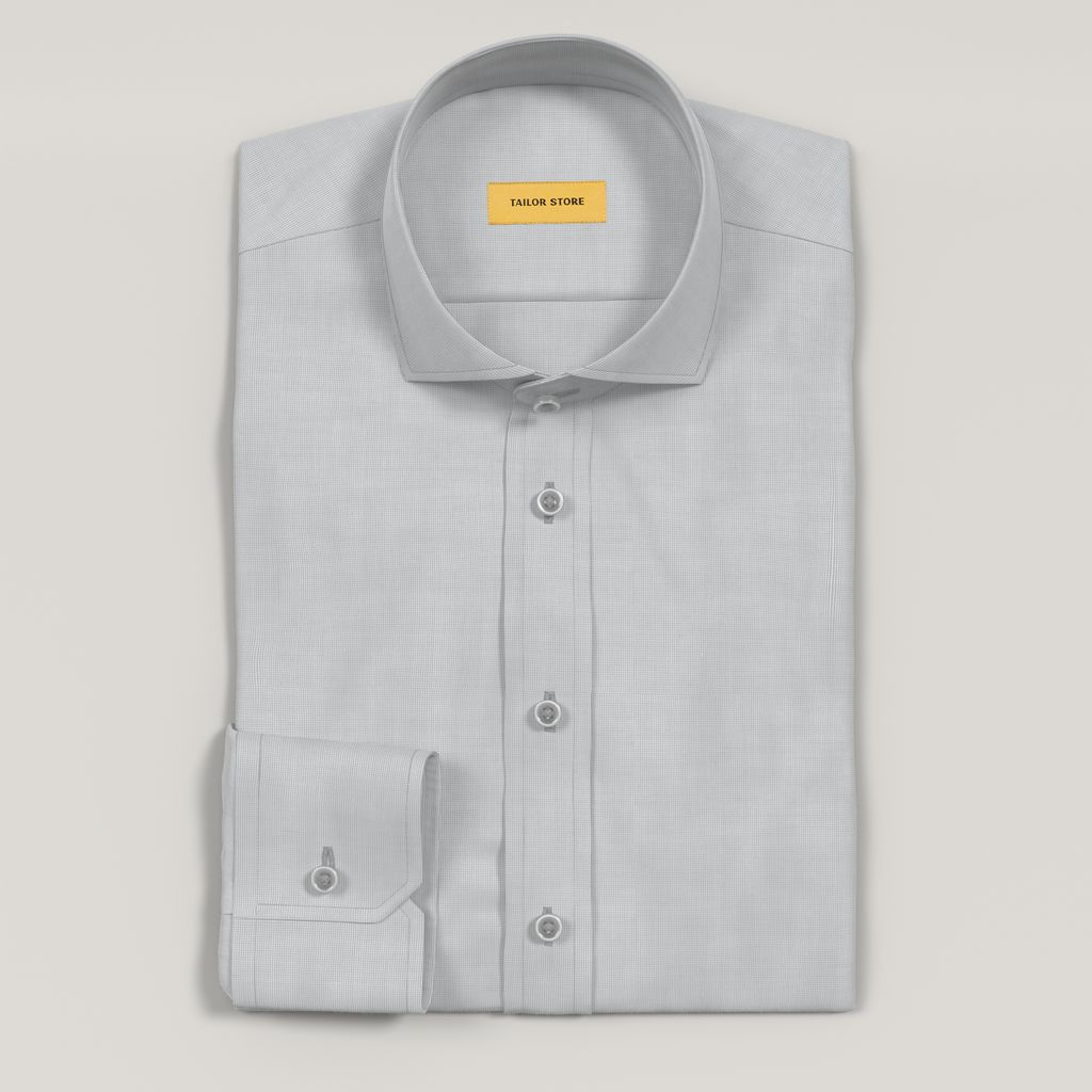 Light gray easy iron business shirt