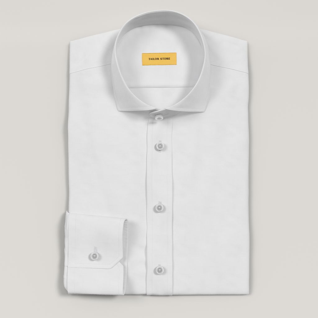 Chemise blanche sans repassage de business 