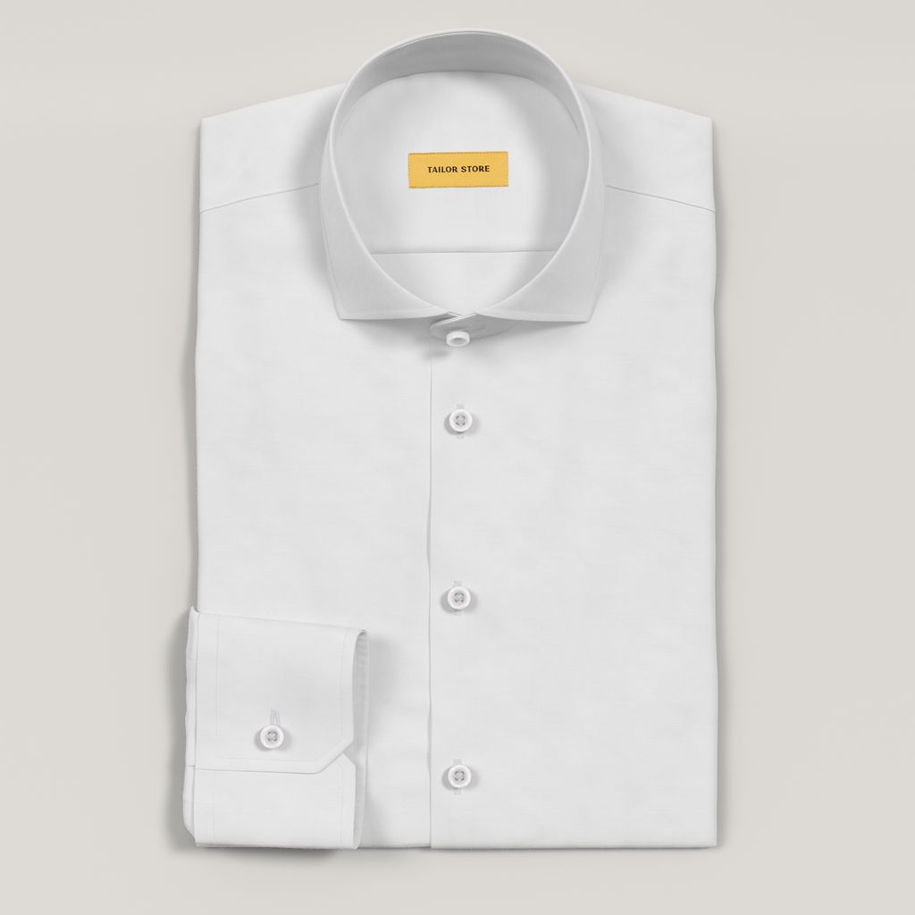 Chemise blanche sans repassage pour le business 
