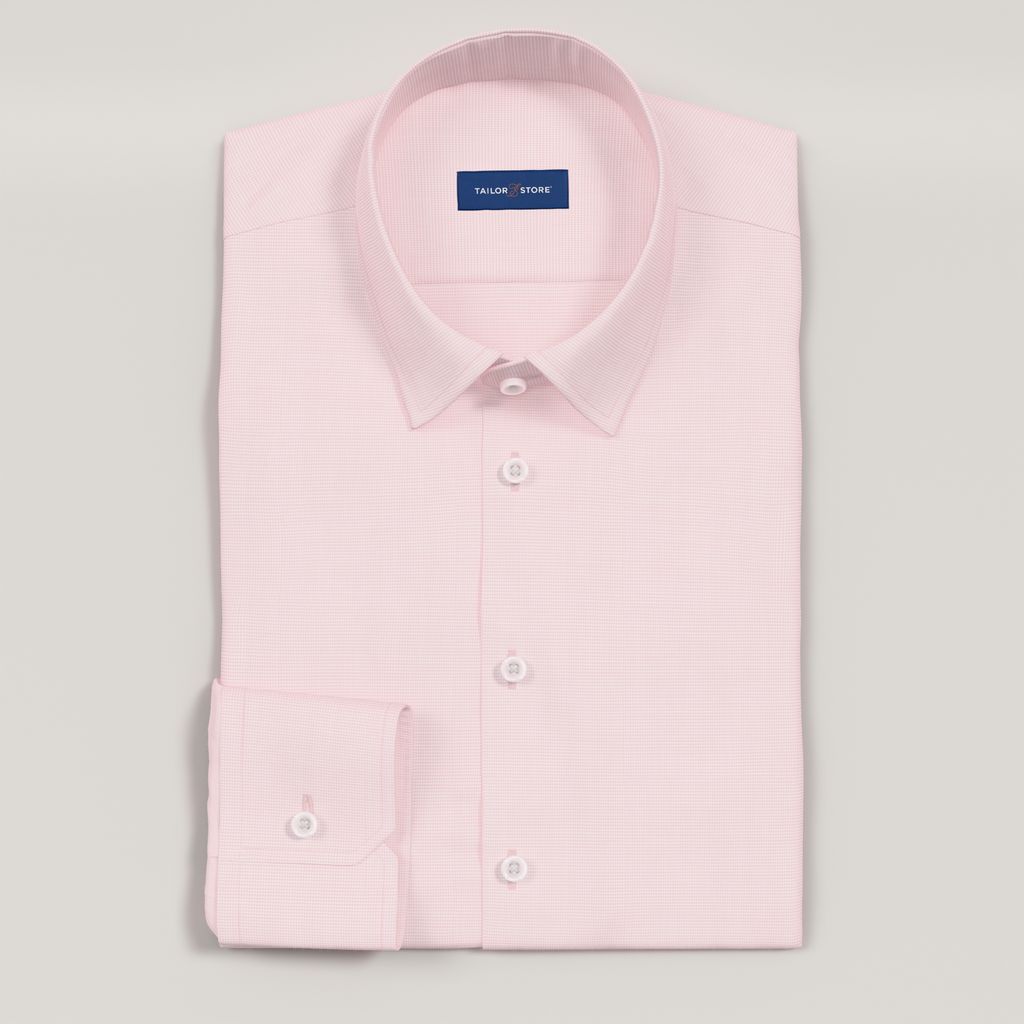 Light pink non-iron business shirt