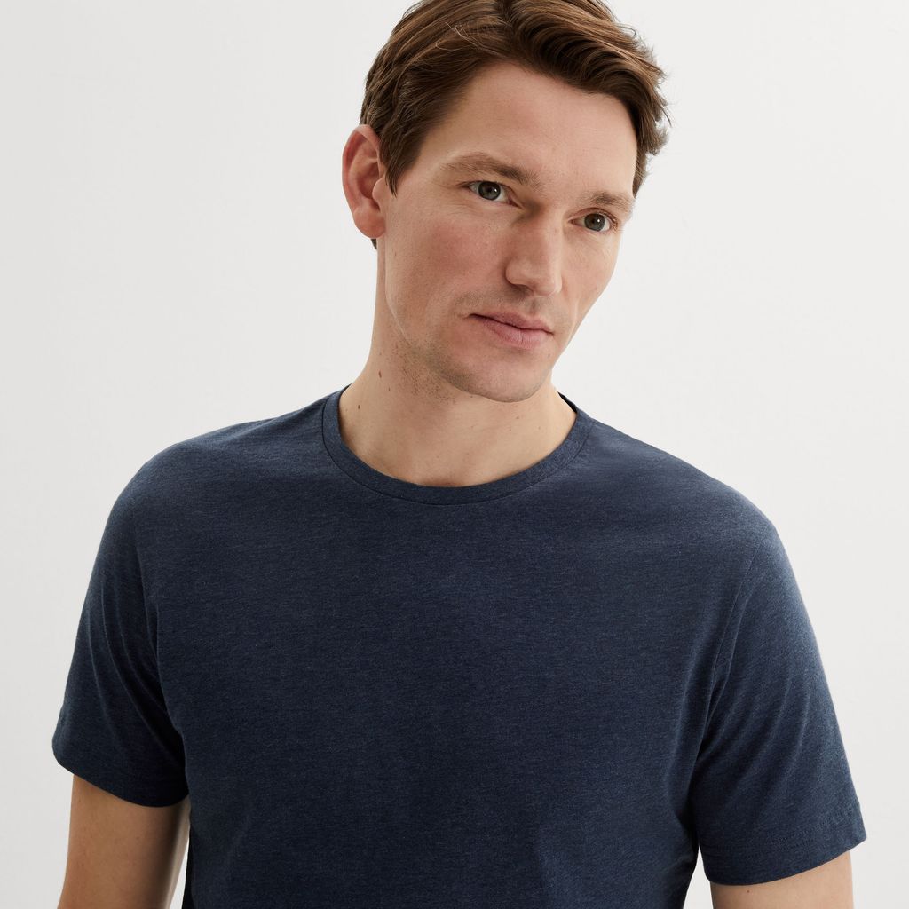 Indigo-Melange-T-Shirt