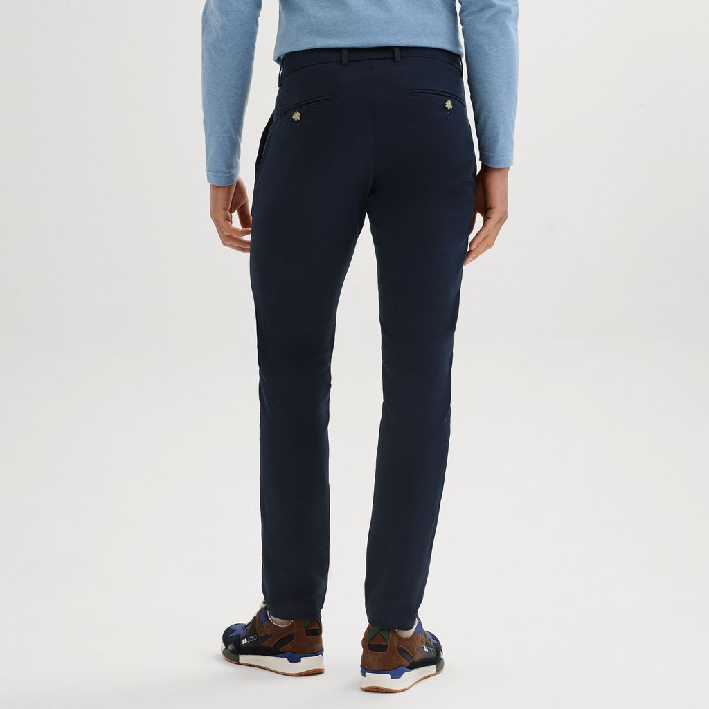 Navy stretch chinos