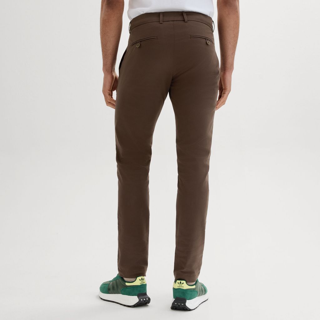 Brown stretch chinos