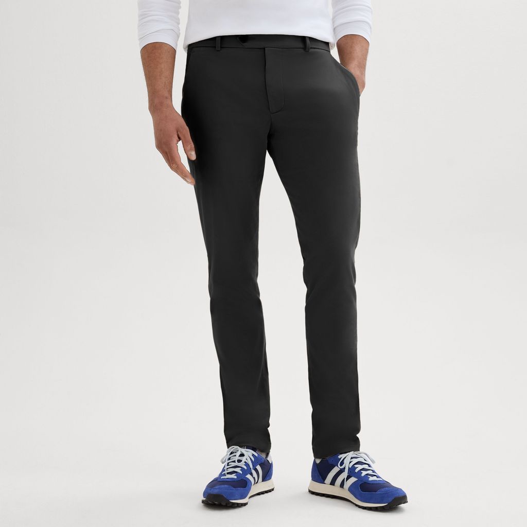 Black stretch chinos