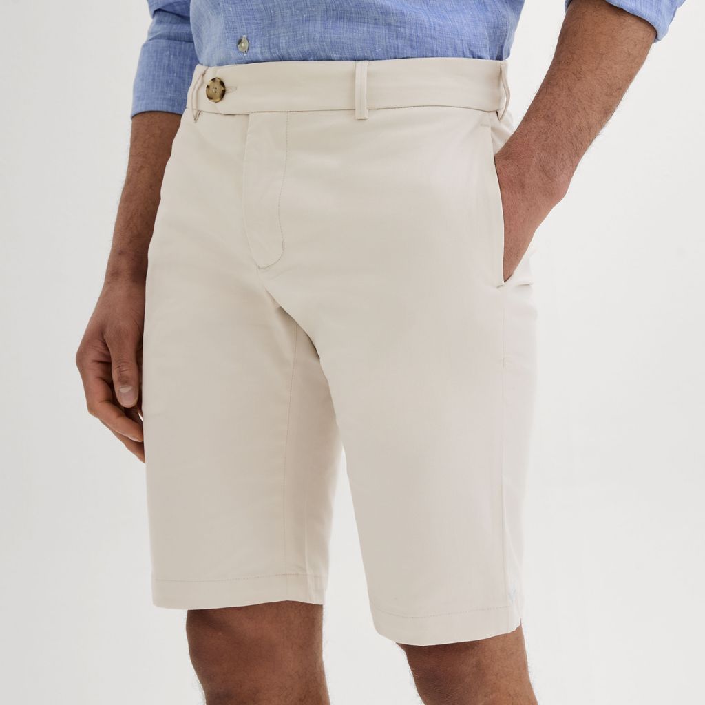 Ivory stretch shorts