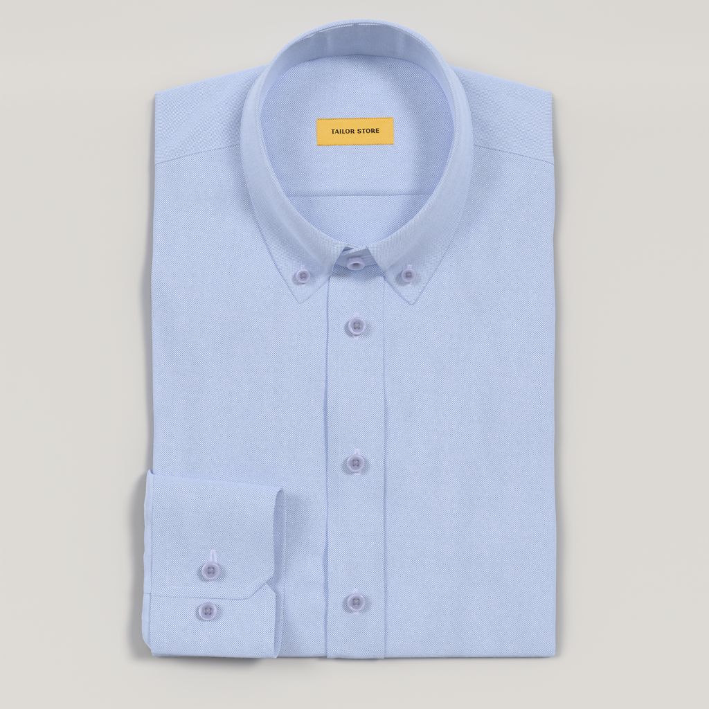 Hellblaues Oxford-Hemd