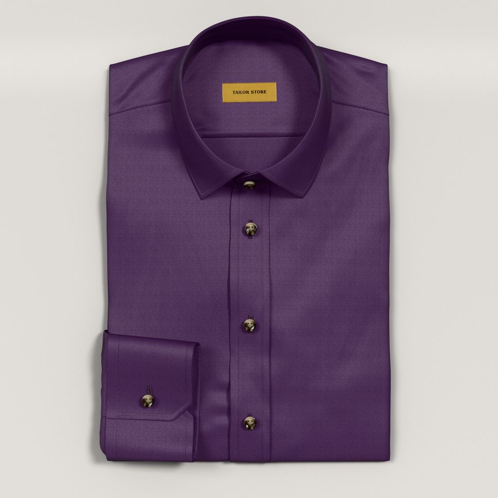 Camicia business viola scuro