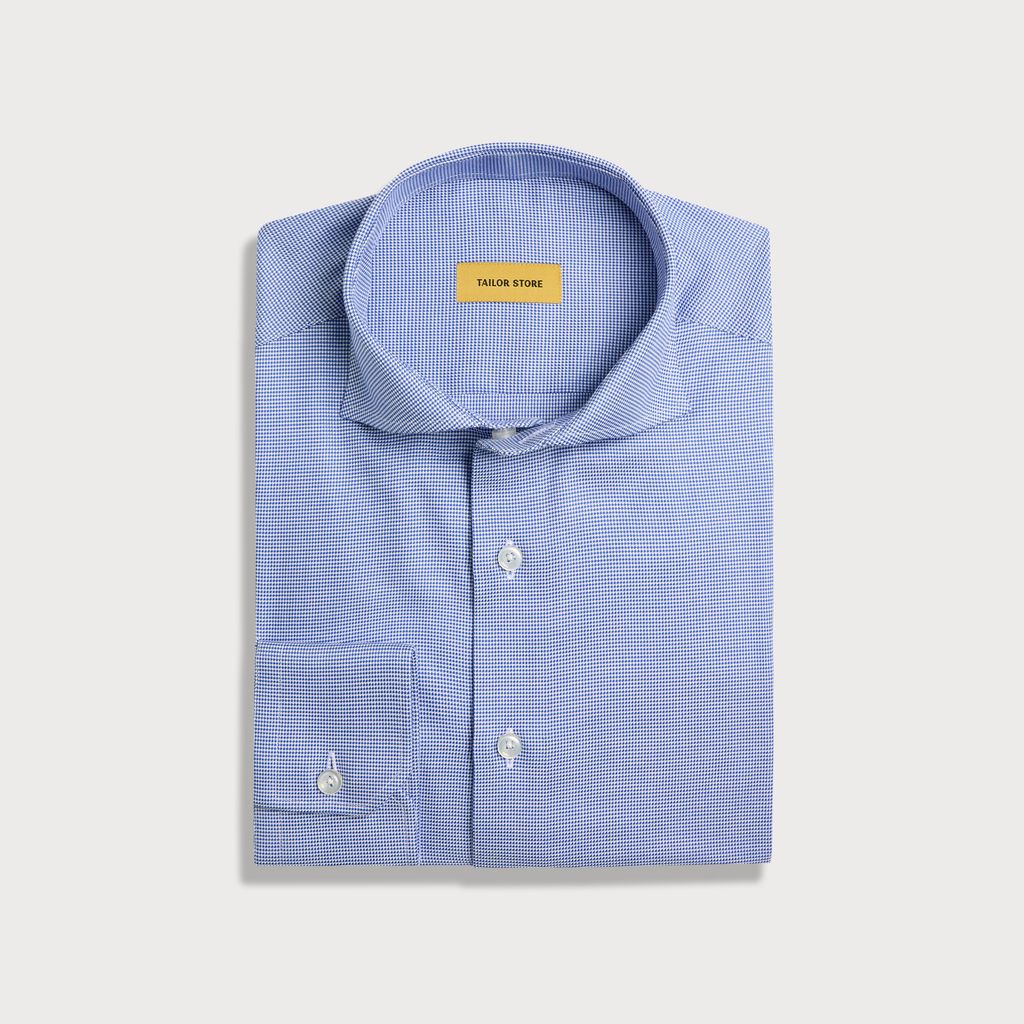 Dark blue business shirt