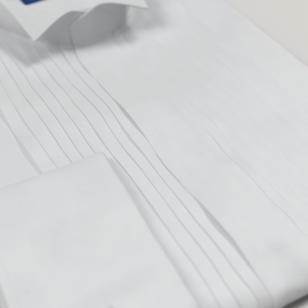 Tuxedo dress shirt, wing collar