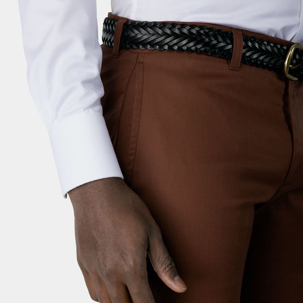 Chino stretch bordeaux