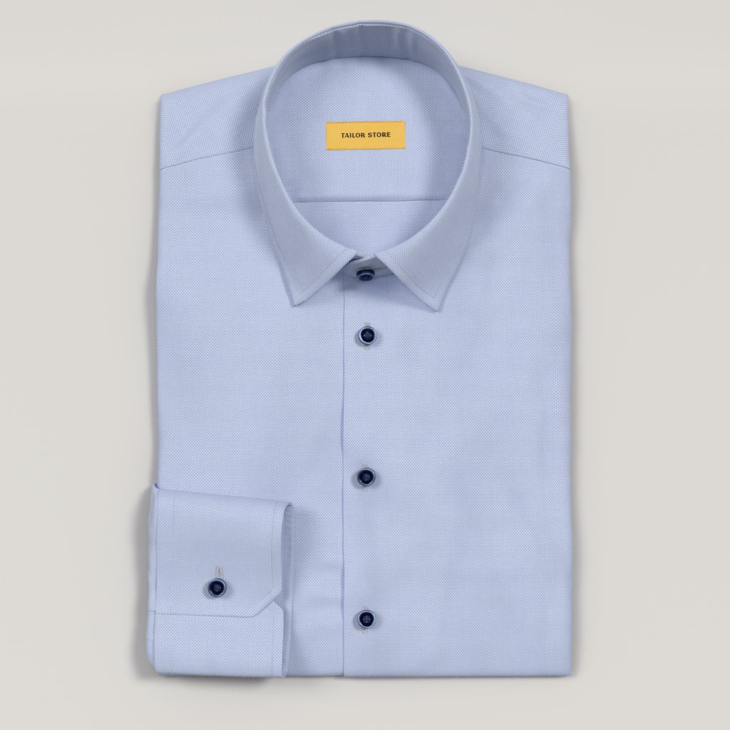 Chemise Oxford français bleu clair