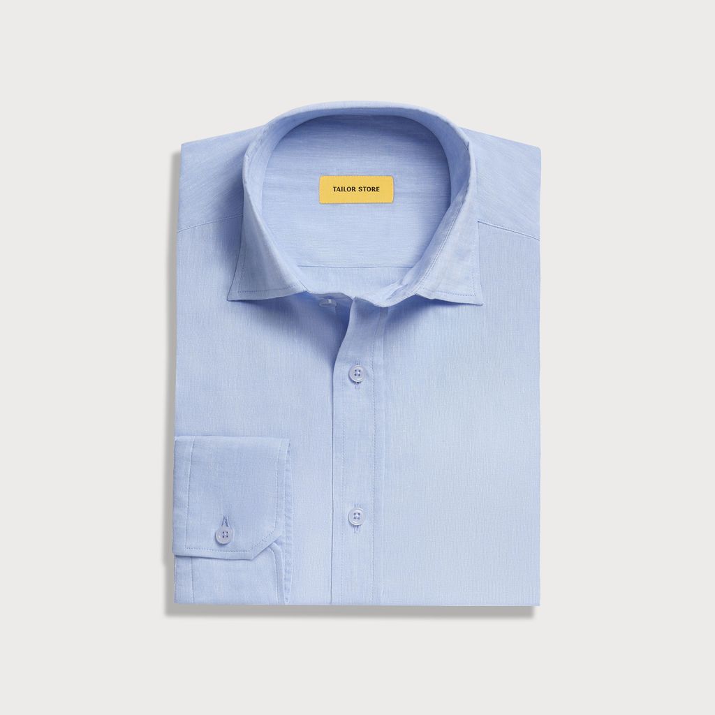 Light blue linen shirt