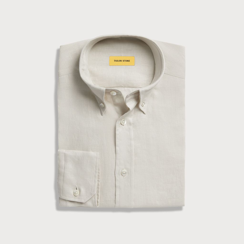 Ivory linen shirt