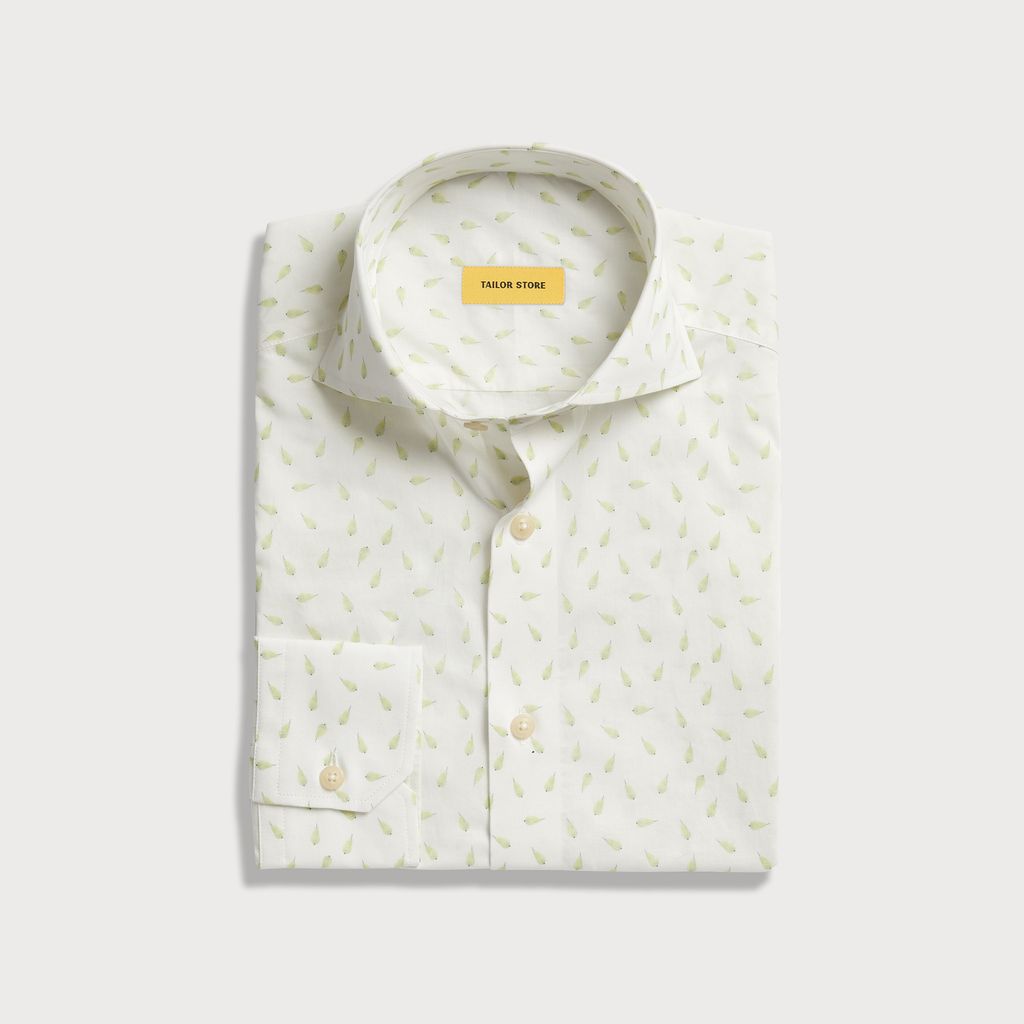 Chemise en popeline avec motifs de poires<br>