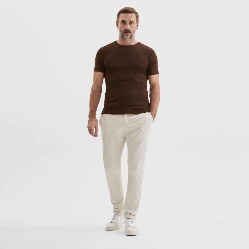 T-shirt i kamelmerinoull