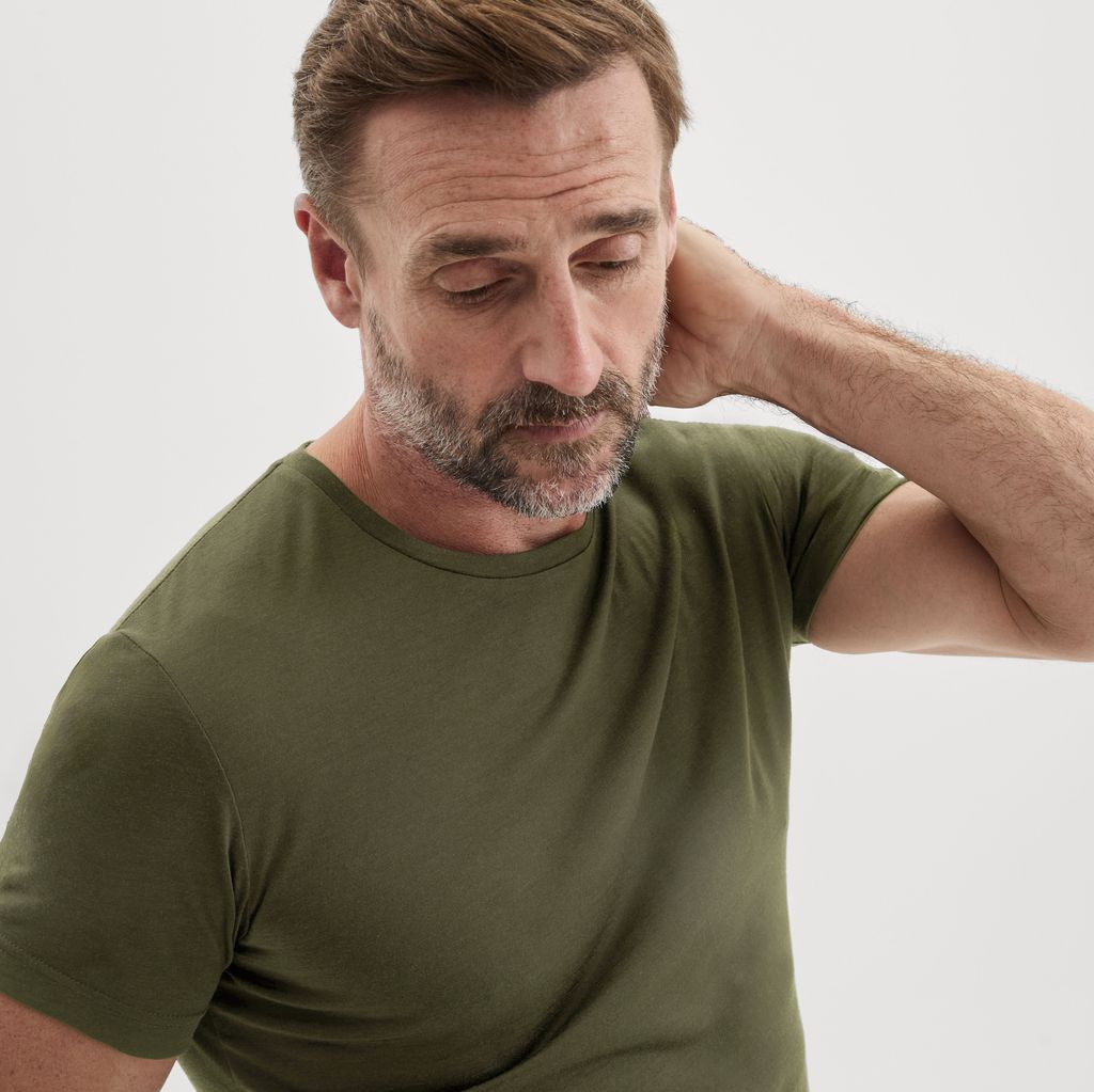 Dark Sage Merino Wool T-Shirt