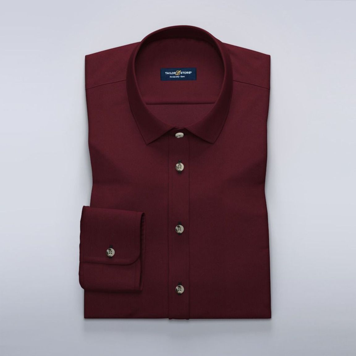 maroon business shirt