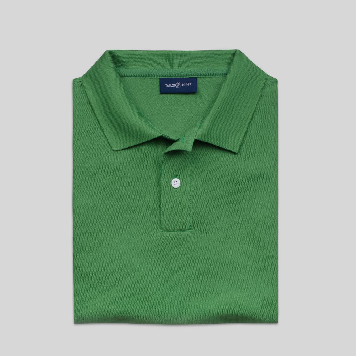 Bottle green polo shirt