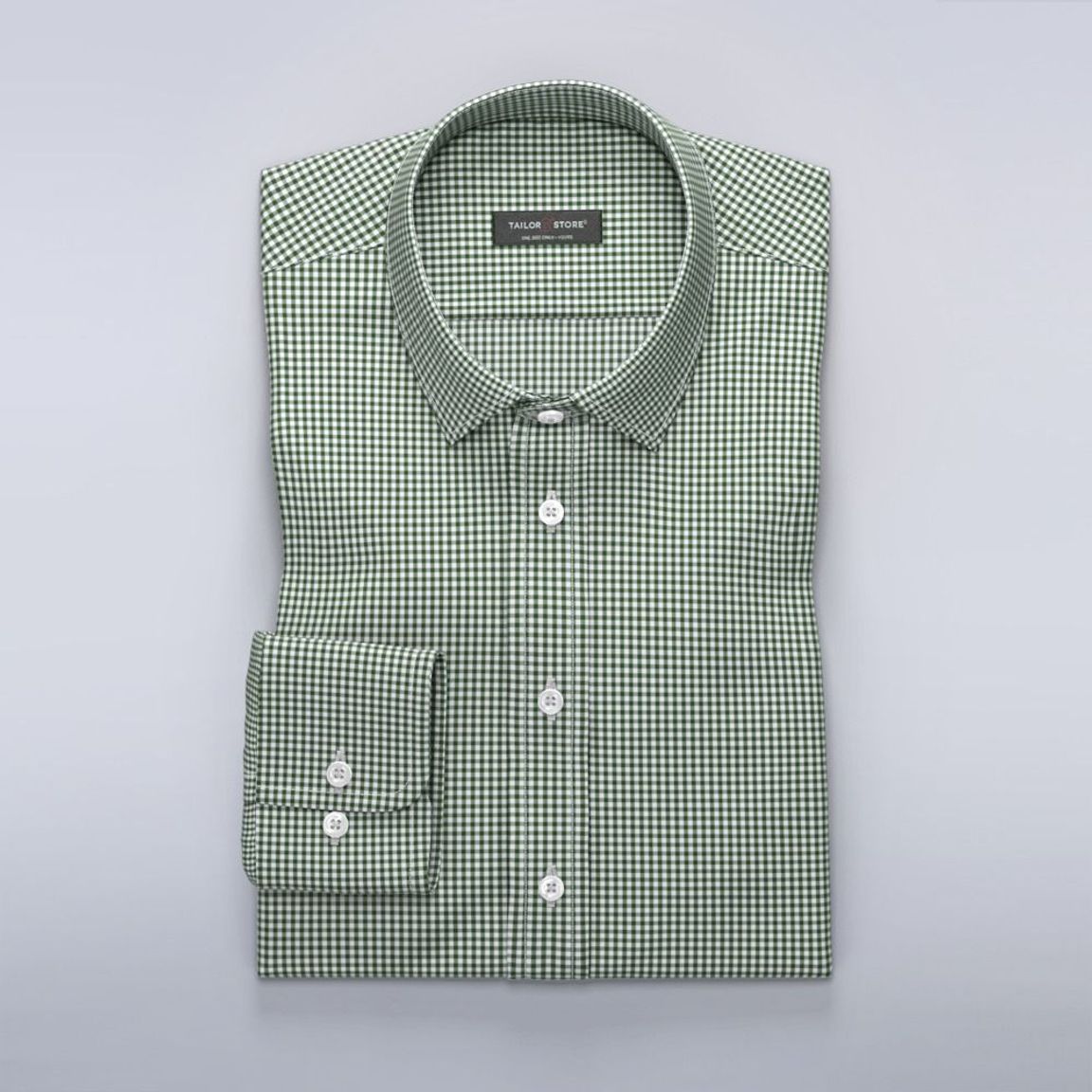 green and white striped mens dress shirt