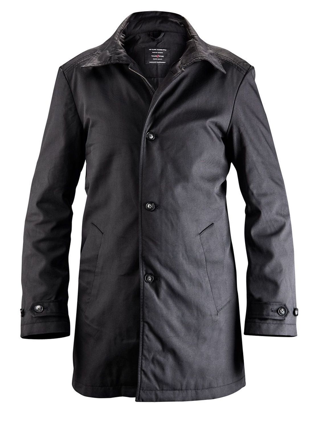 Black tailor made classic car coat Tailor Store®