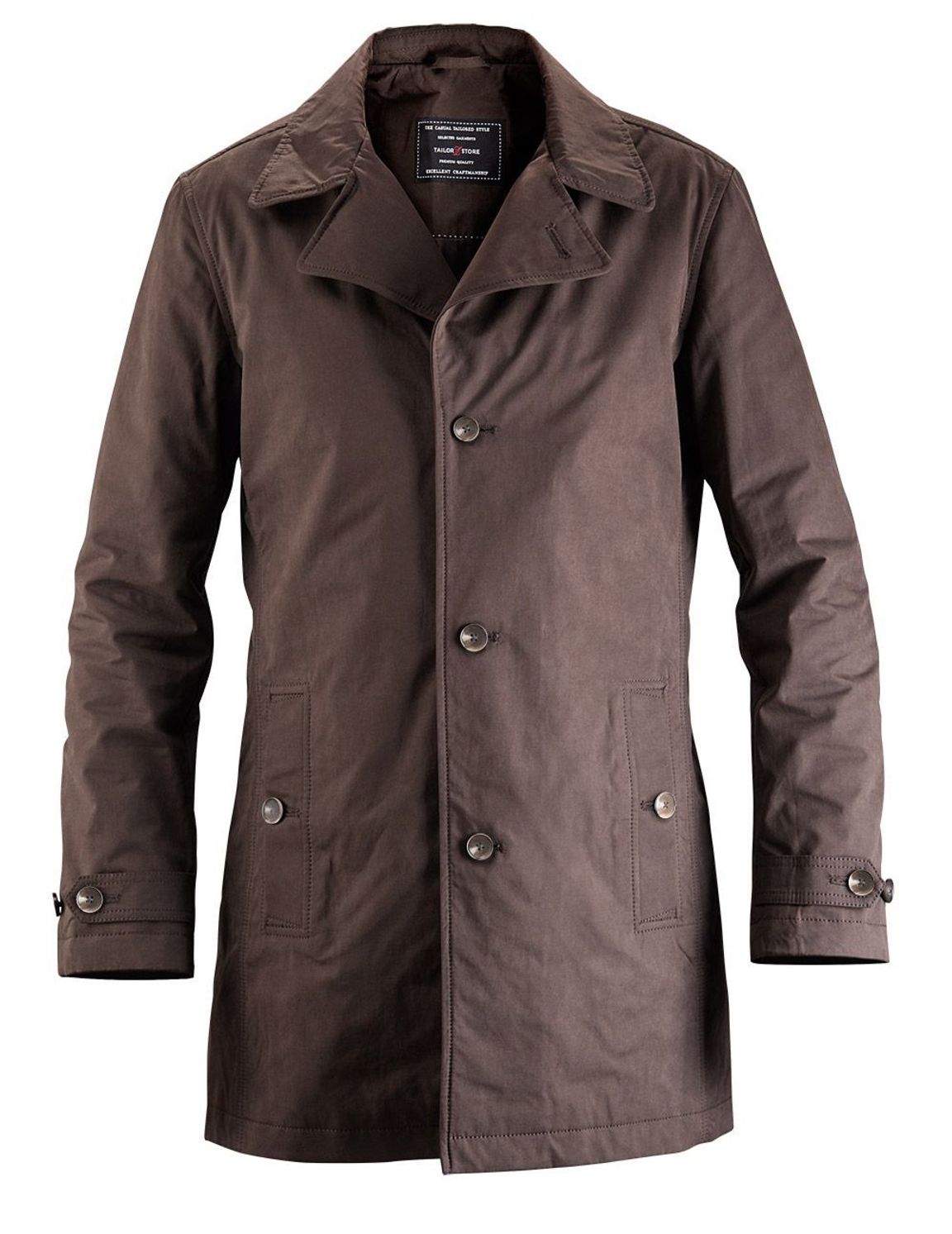 Brown tailor made casual car coat Tailor Store®