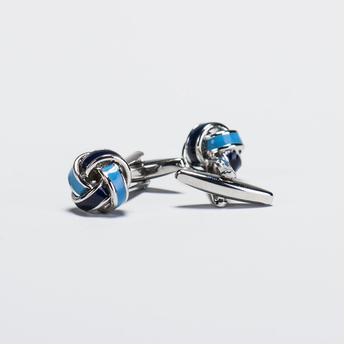 Silver Detail Knot Cufflinks Tailor Store®