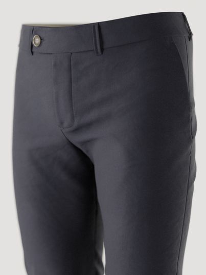 Custom-Made Blue Twill Chino