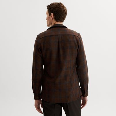 Overshirt castanha