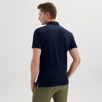 Navy polo shirt