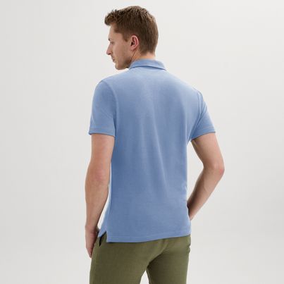 Sky blue polo shirt