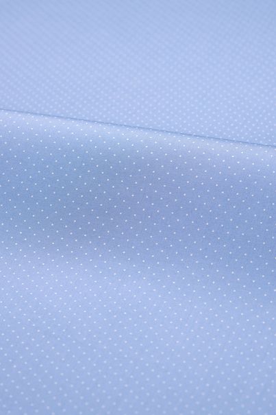 Light blue dress shirt with white dots