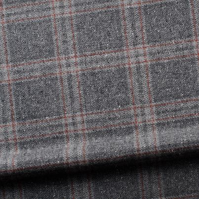 Graue Hemdjacke aus Wolle